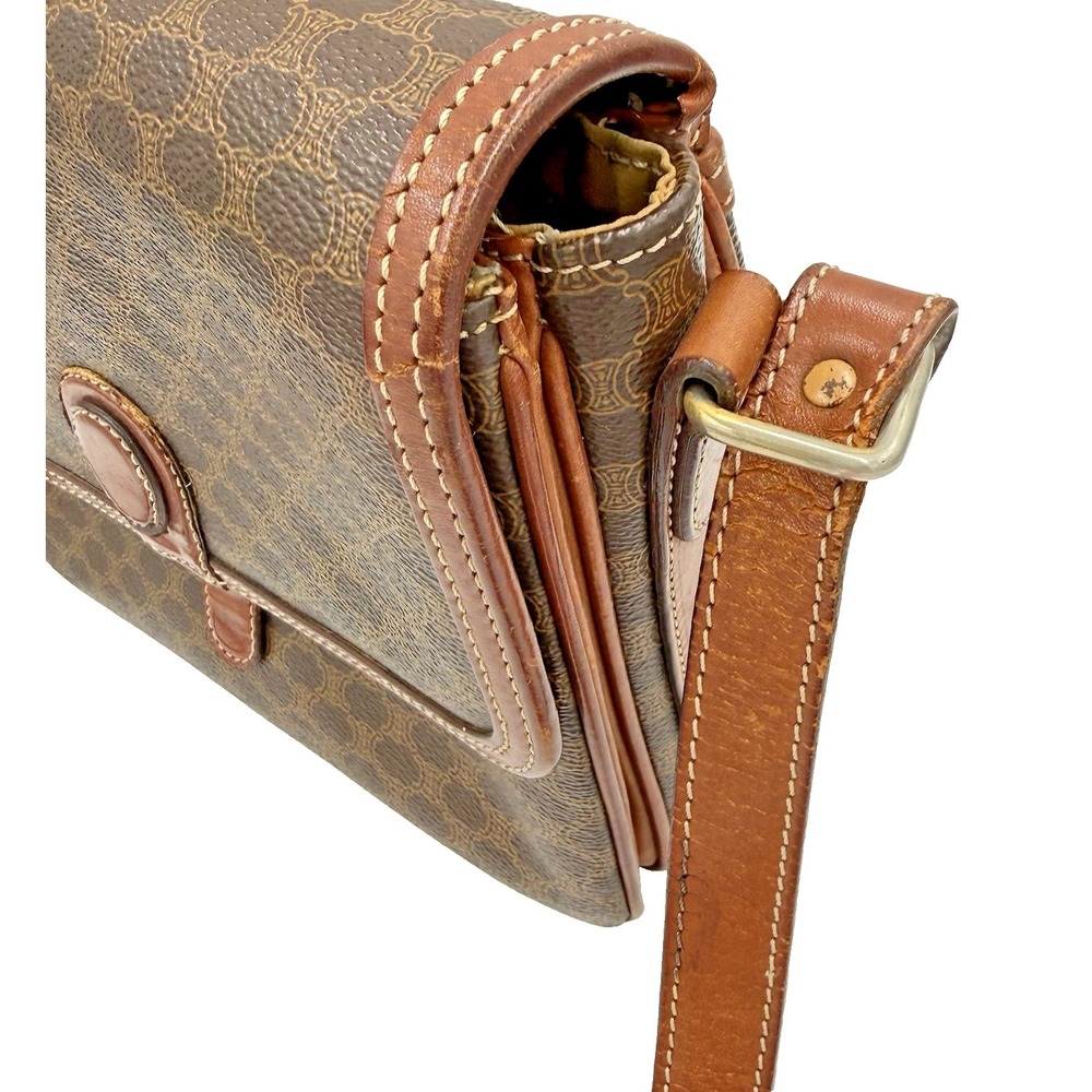 Authentic Vintage Celine Macadam Canvas Shoulder Bag + COA - Picture 11 of 16